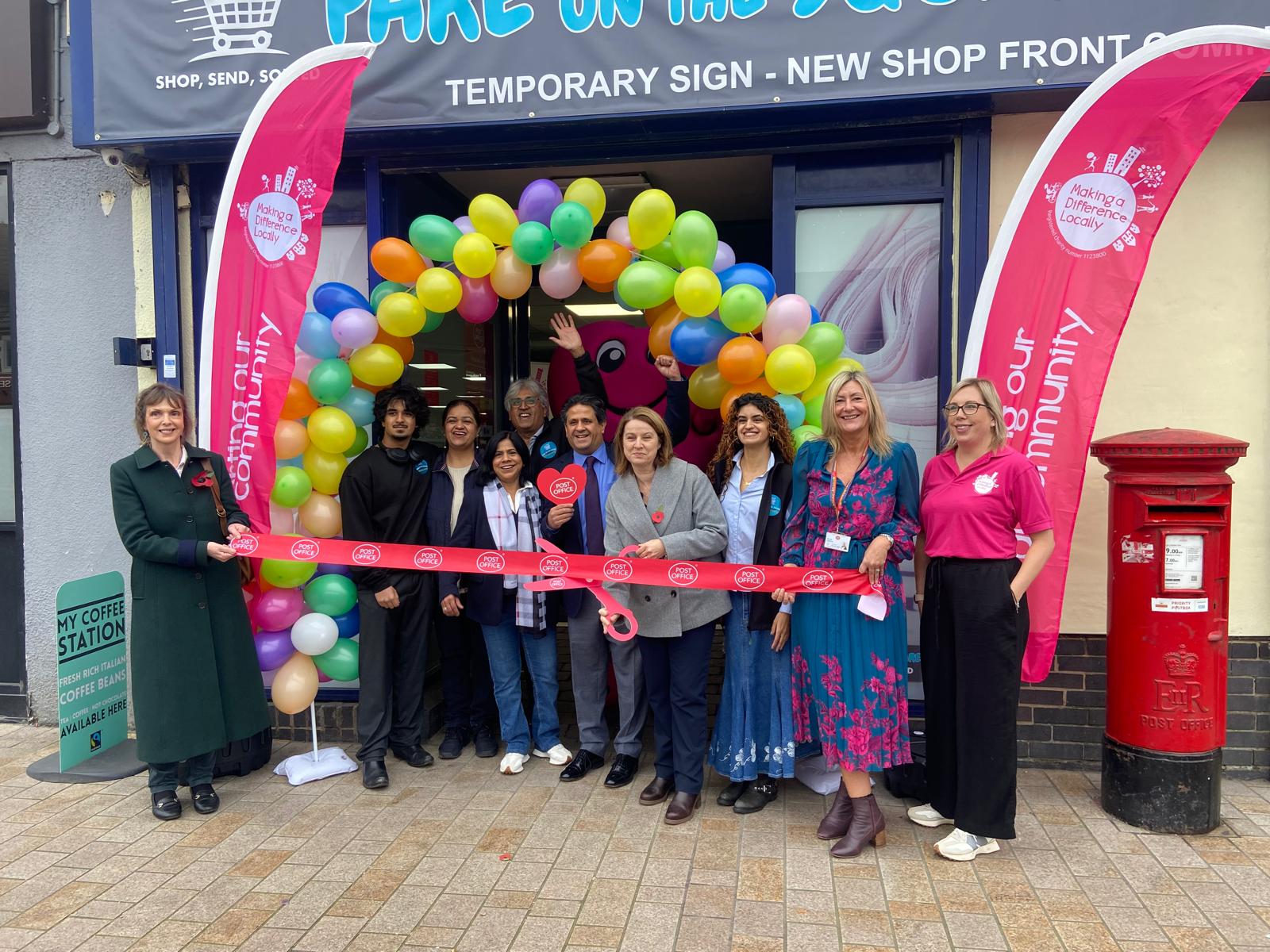 MP opens Coalville's new branch restoring service