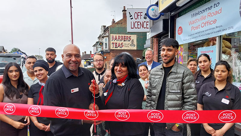 Roopie Gill is postmistress of Wattville Road Post Office once again