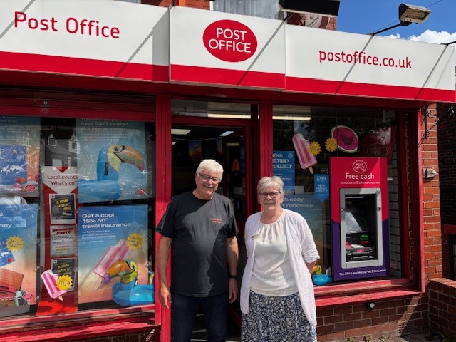 Postmistress retires after 33 years