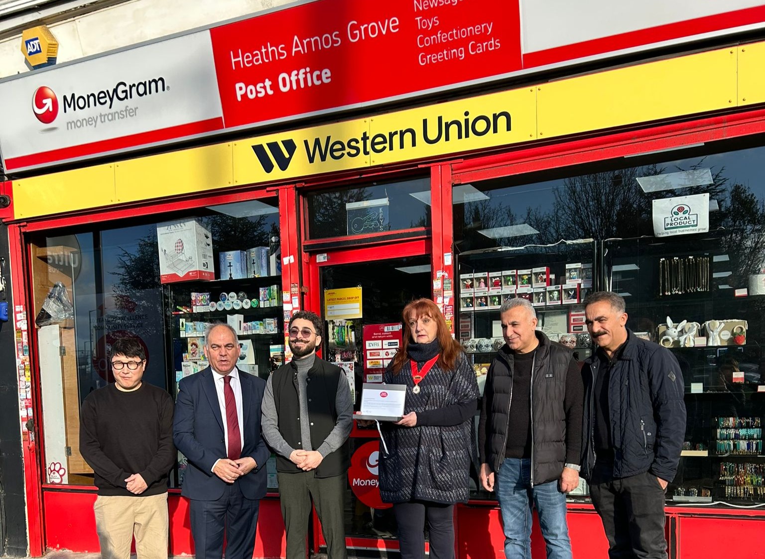 Postmasters mark 10 years at Arnos Grove