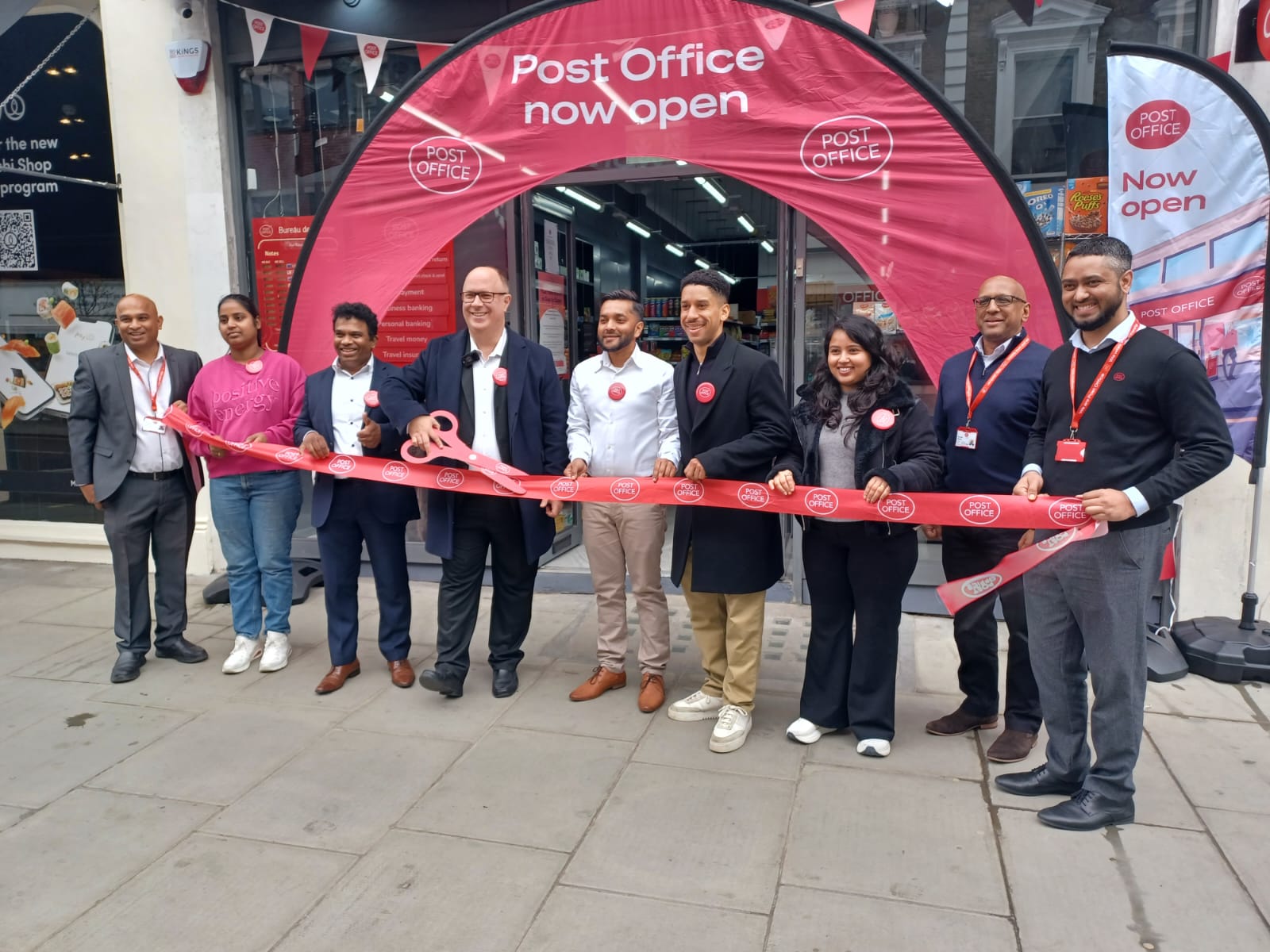 Leader of Westminster Council performs official opening of Queensway Post Office