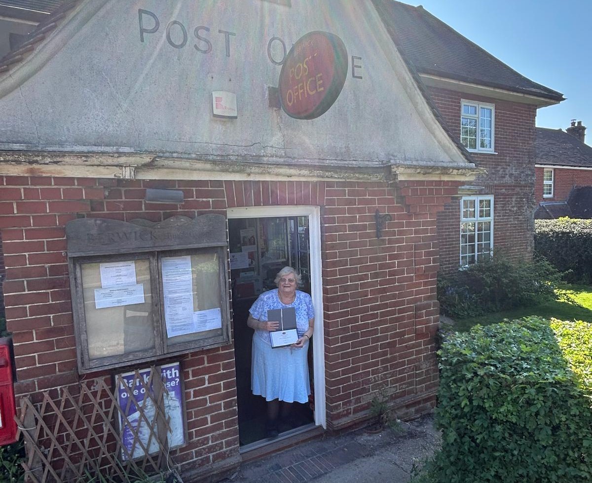 Postmistress reaches 50 year milestone