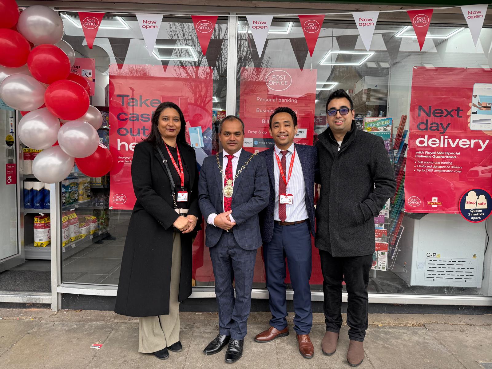 Local Mayor opens Brewery Road Post Office